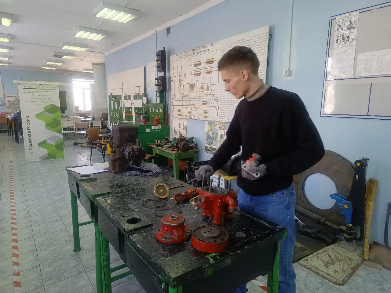 Отборочный этап регионального этапа чемпионата «Профессионалы» по компетенции «Техническое обслуживание и ремонт подвижного состава»