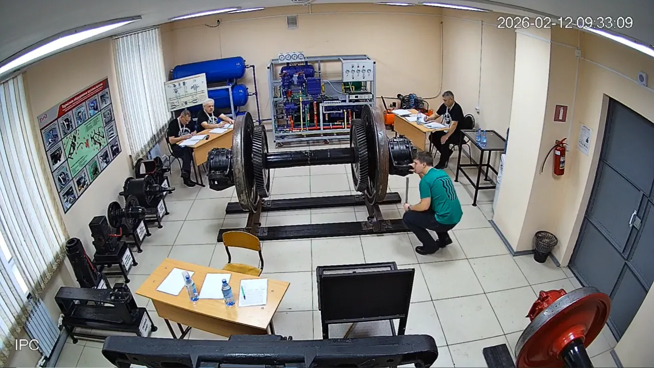 Третий конкурсный день по компетенции «Управление локомотивом»